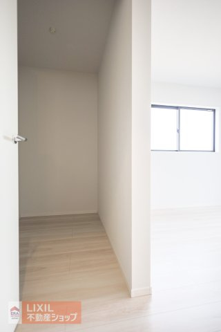 【収納】現地完成写真。しっかり収納がついております！