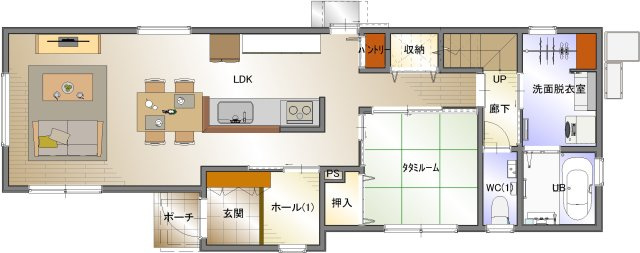 1階平面図
