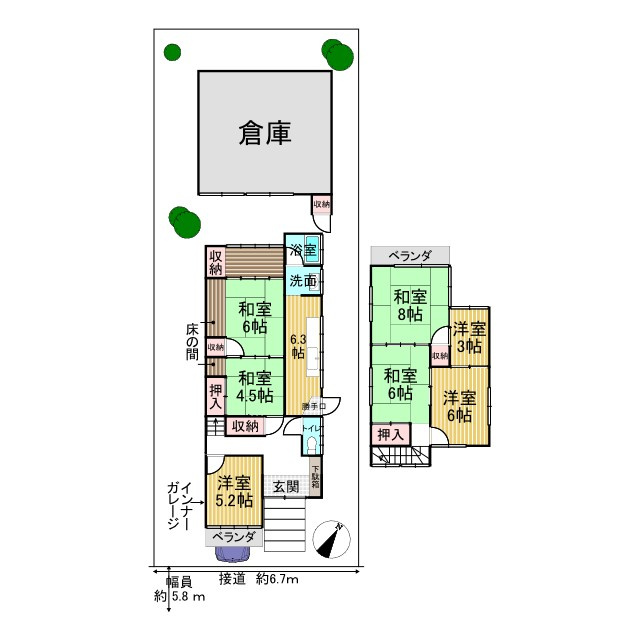 間取り：326000261719