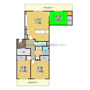 南港コープうしお24号棟の間取り