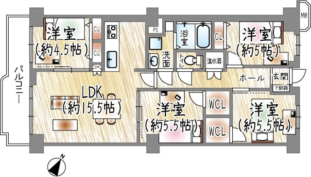 間取り：328000619256