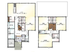 越前市芝原２丁目　新築戸建③の間取り