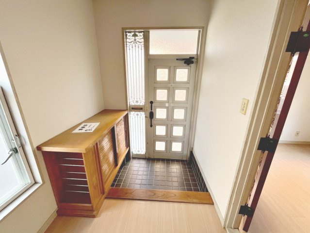 ゆったりとした玄関です