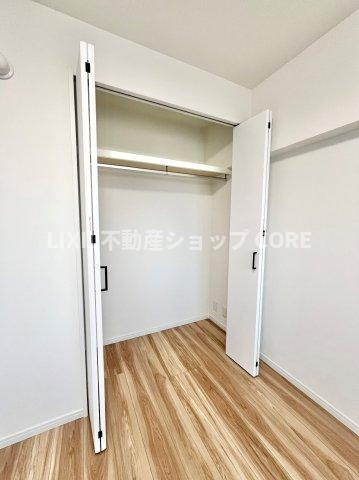 全居室に収納を完備しておりますので、居室の全空間を有効活用出来ます。　