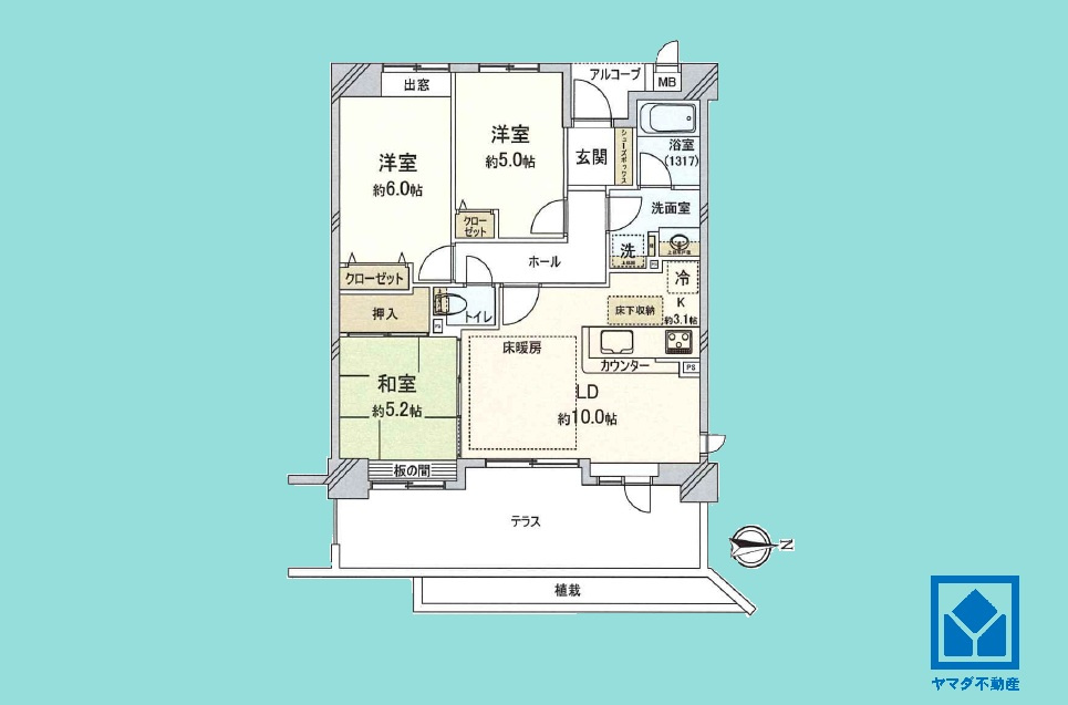 間取り：328000625525