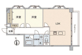 国分寺市本町の中古マンションの間取り
