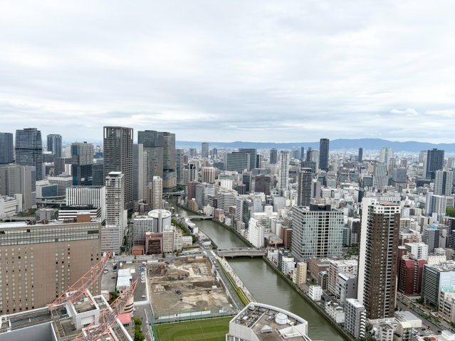 【物件からの眺望】50階・東向きの眺望！リバービューの眺望が担当可能！