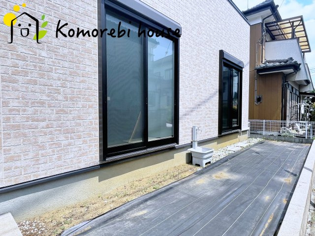 お庭の付いた物件です