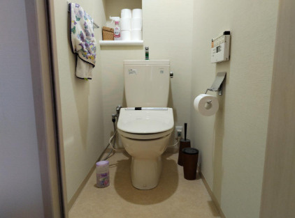 清潔感のあるトイレ空間。毎日快適に使えます◎
