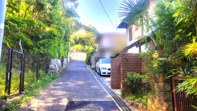 前面道路含む現地写真です
