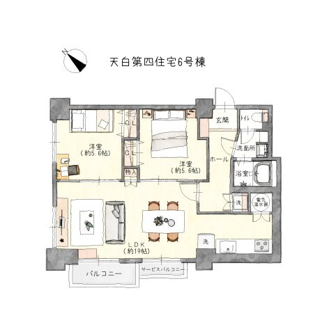 間取り：323000504772