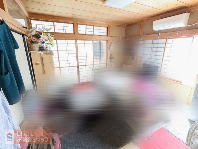 1階西端の8帖の和室です。（CGで家具・家財等を消去する前の現況画像です。）