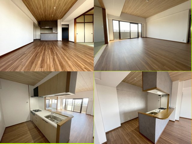 『完成内覧会開催中』リフォーム完了！ぜひご内覧ください！8階の角部屋、2面バルコニーで日当たり良好です。浴槽、キッチン、トイレ、洗面台は新品に交換、クロス張替え、床はフロワータイルを上張りしました。