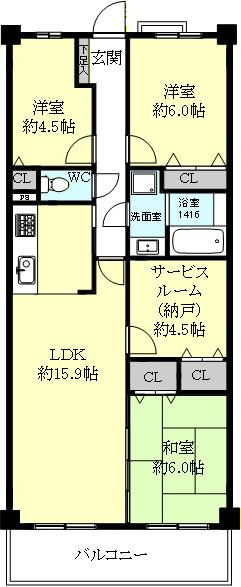 間取り：328000586414