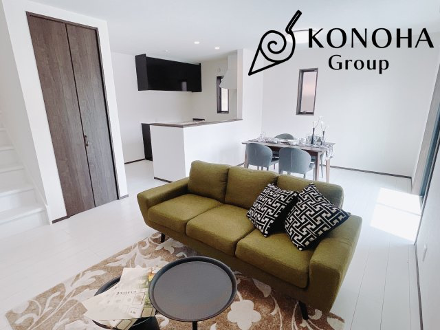 リビングアクセス階段プラン採用！こちらのプランは必ずリビングに皆が顔を合わせる仕様になっていますので、家族とのコミュニケーションがとりやすく絆が深まります。