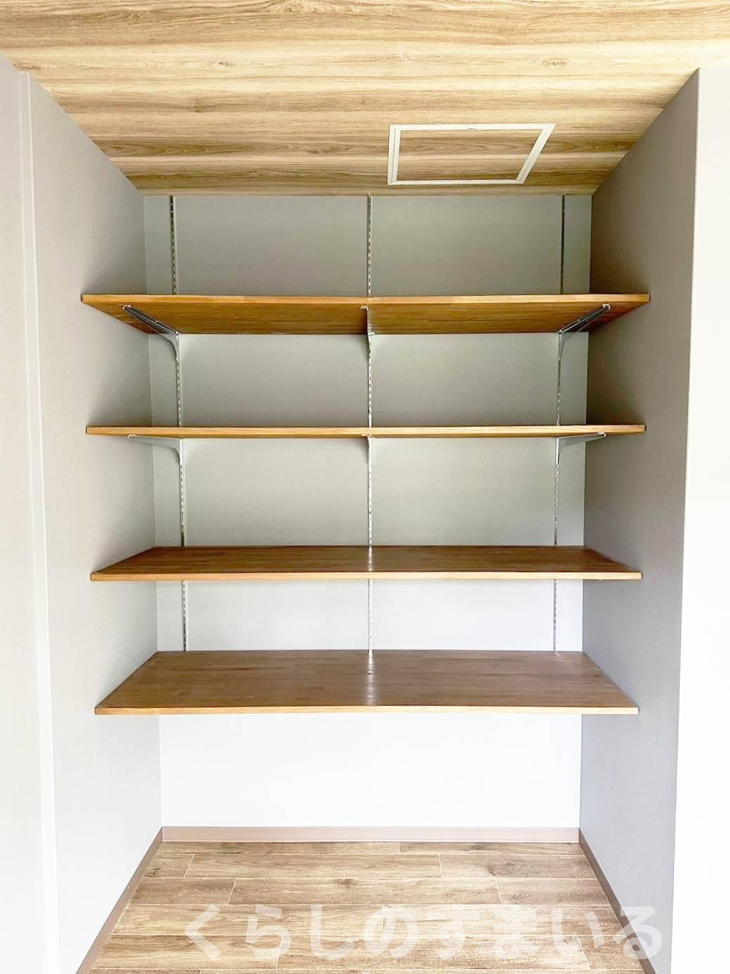 十分な収納スペースがあります