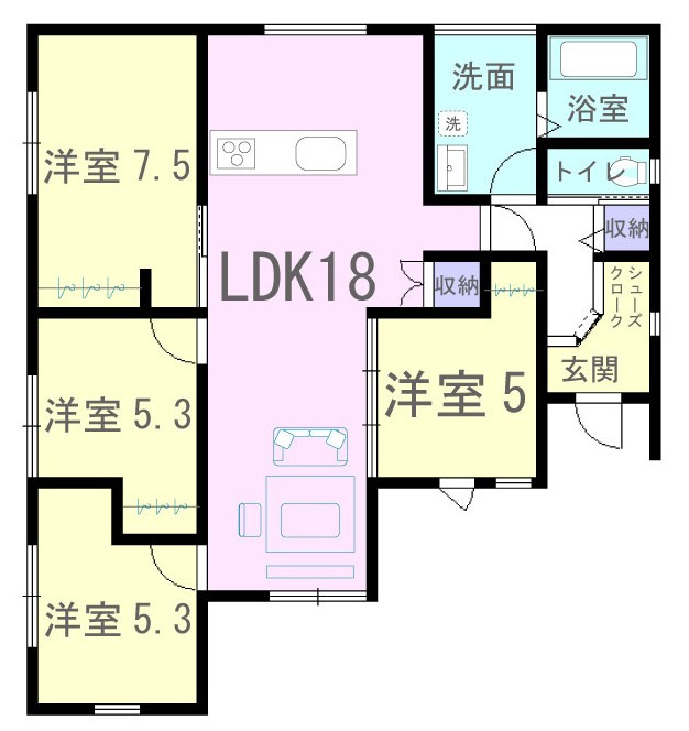 間取り：341000029393