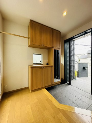 広さがある玄関です。