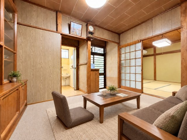 【DK】※写真はCG加工によるイメージです。現況優先　家族が自然と集まる、居心地の良いDKです。