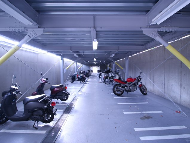 バイク置場になります。