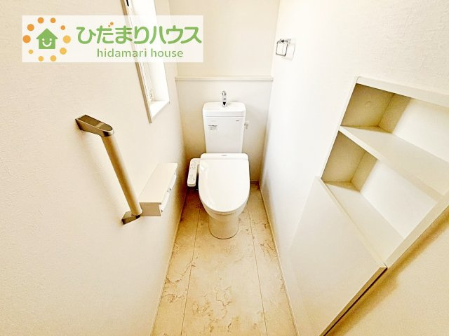 節水できるトイレで、少ないお水でもしっかりと洗浄してくれます！