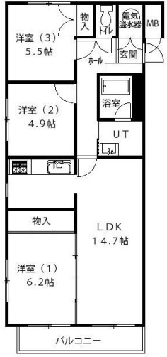 間取り：301000100296