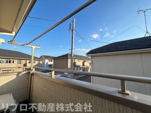 南東向きバルコニー