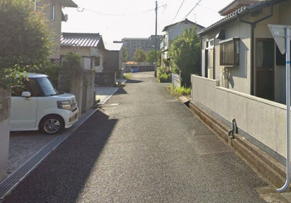 【東貫一丁目（7期）の前面道路含む現地写真】