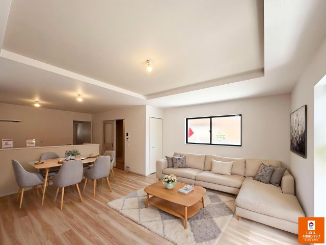本画像はCGで作成しており実際に現地に家具は置かれておりません。また、価格に家具は含まれておりません（施工例）