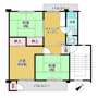 平尾住宅の間取り