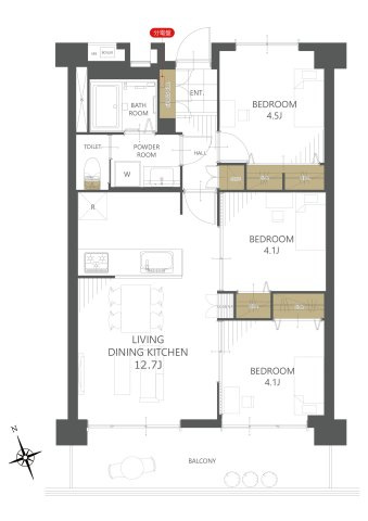 間取り：313004619355