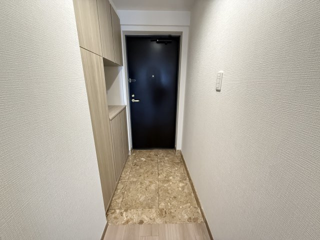 シューズボックス上も、思い思いのインテリアを。　