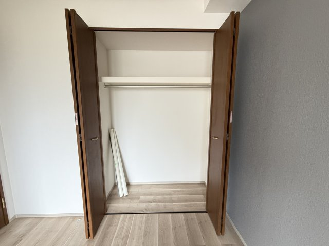 各居室に収納がついており、家族で使い分けしやすくなっています。　