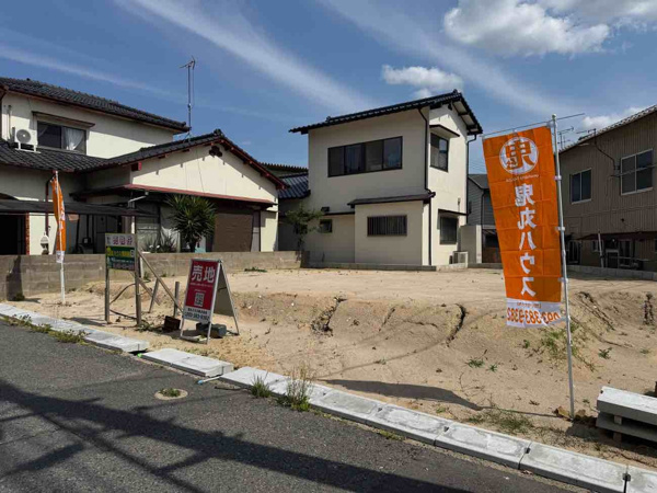 【竹末一丁目（2期）の前面道路含む現地写真】