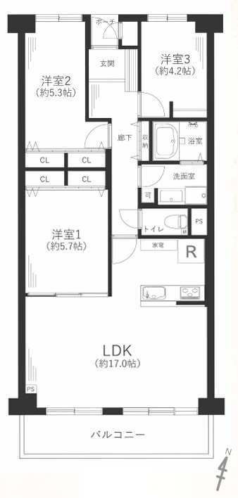 間取り：328000603106