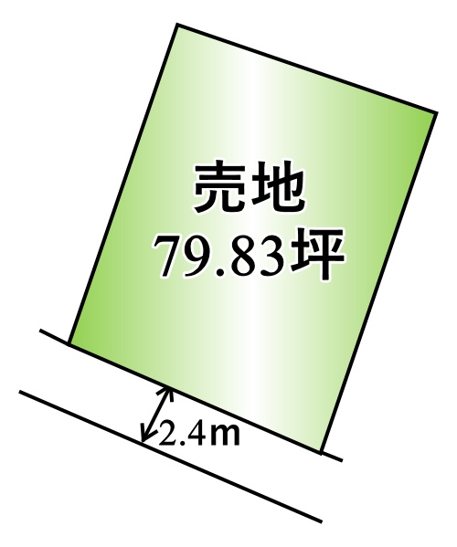 【甲府市屋形1丁目　古家付土地の間取り】