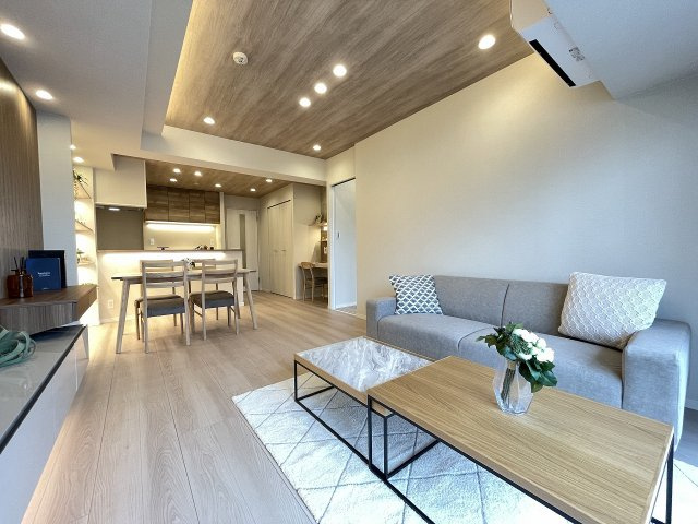 居心地の良いLDKは、家族が自然と集まる空間に。　