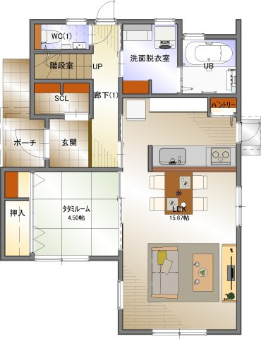 1階平面図