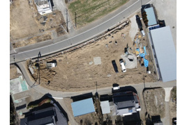 北杜市明野町上手　分譲地の外観