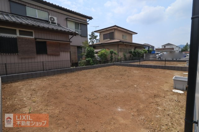 【お庭】現地完成写真。色々な使い方ができます！お好みでカスタマイズはいかがでしょうか。