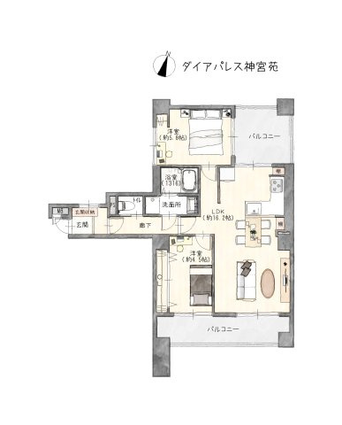 間取り：323000525477