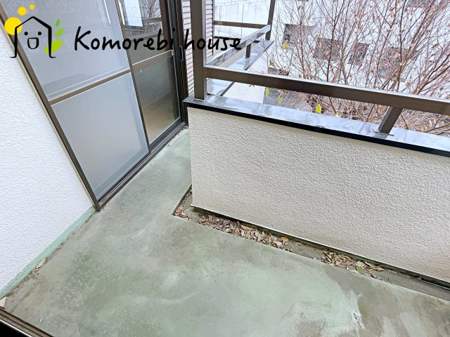 広々としたバルコニーです