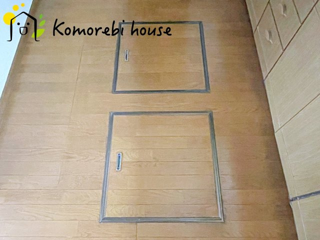 床下収納です