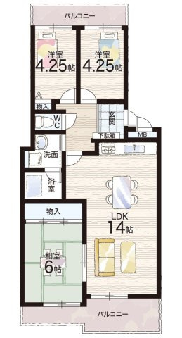 間取り：328000637016