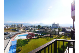 春日居ライフピアマンション 4階 内装一新 各戸に温泉引込の外観