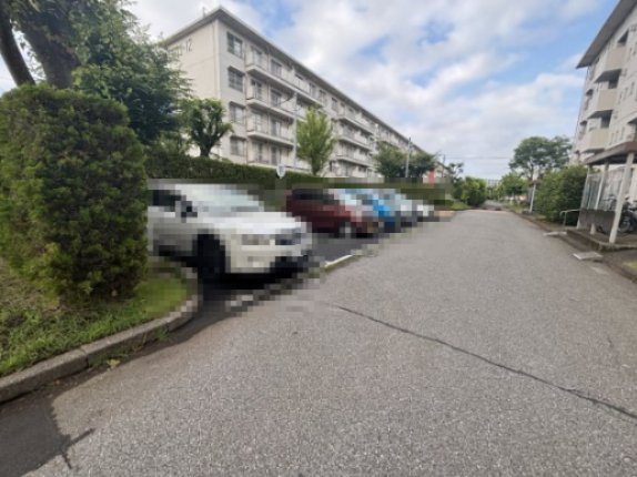 平置き駐車場です。