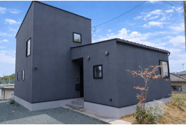 住み心地まで デザインされた家　熊本県熊本市北区高平の外観