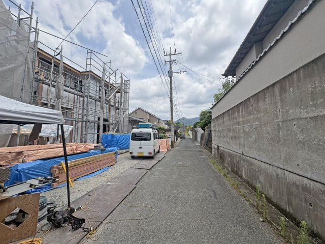 前面道路は4mです。