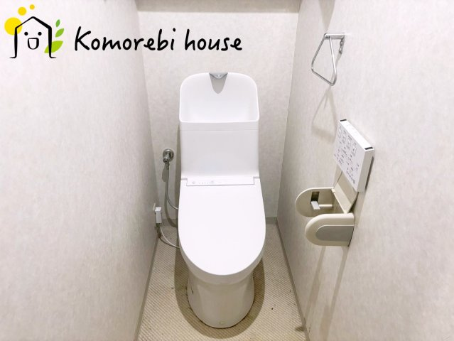 ゆったりとした空間のトイレです