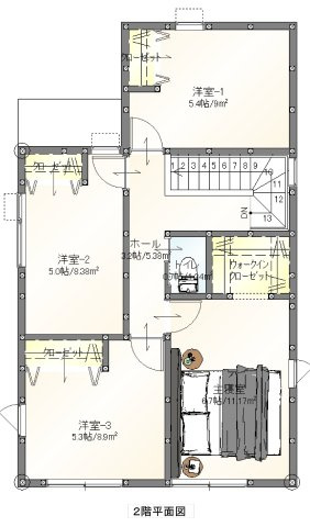 【石坪町（2期）の間取り】